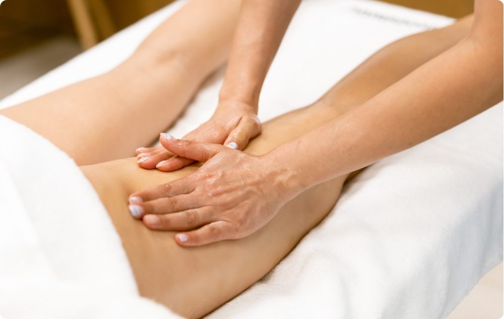 Als massageolie tegen cellulitis en voor huidversteviging