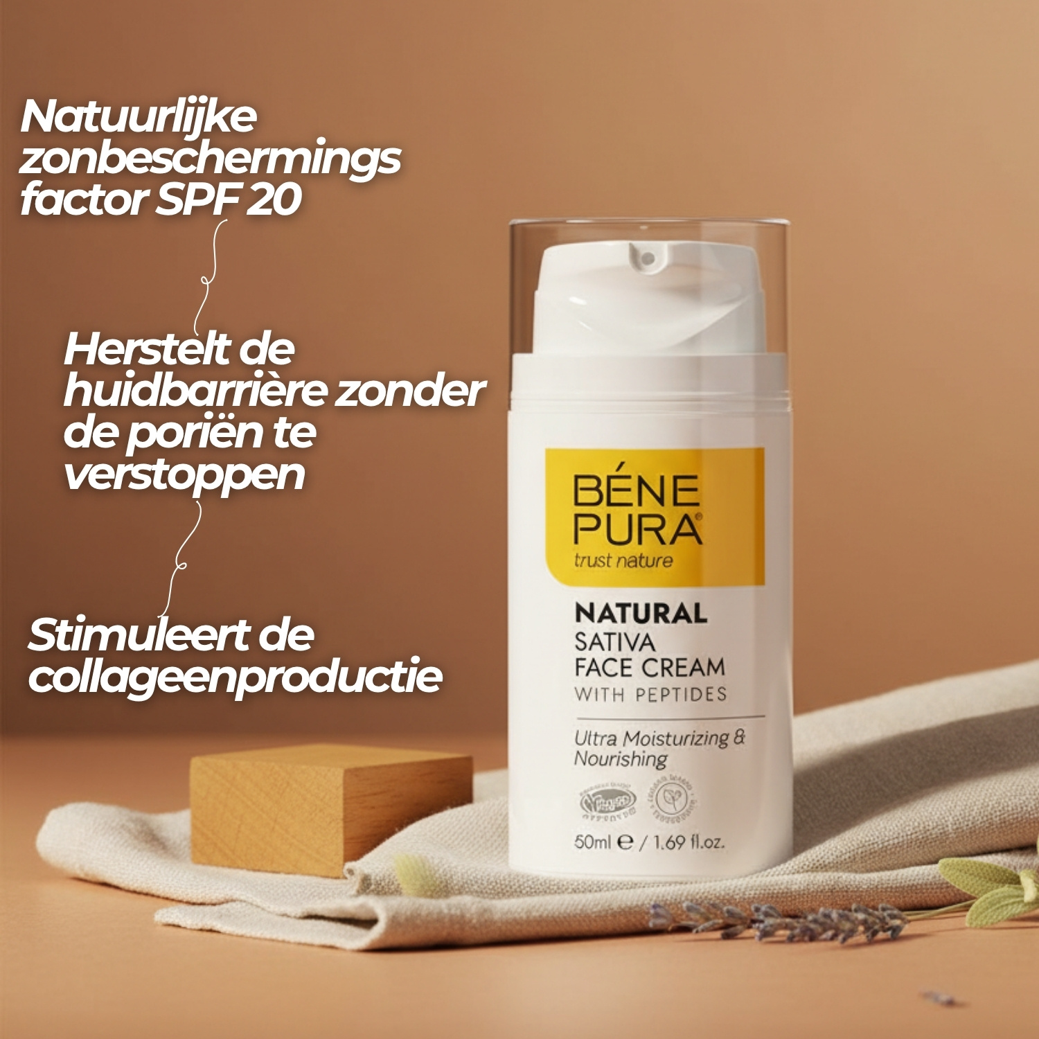 Hydraterende gezichtscrème - 50ml