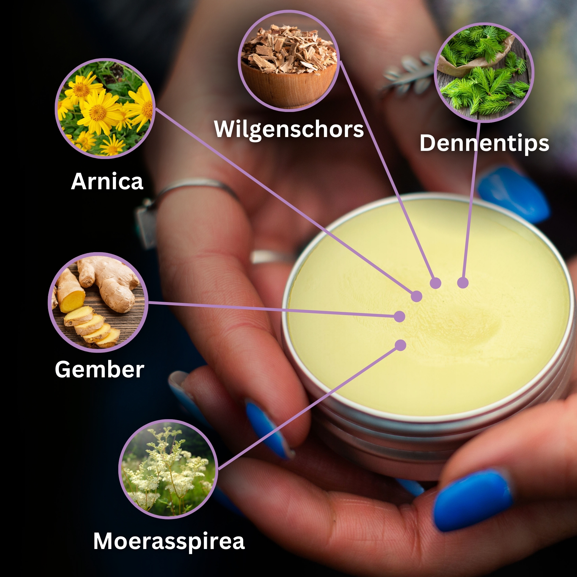 "Zalven voor Gewrichtspijn, Spierpijn en Blauwe Plekken 2" Set